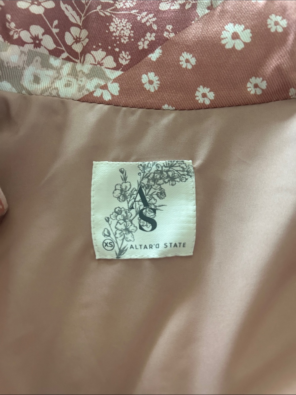 Pink Patchwork Quilted Jacket - Picture 4 of 5